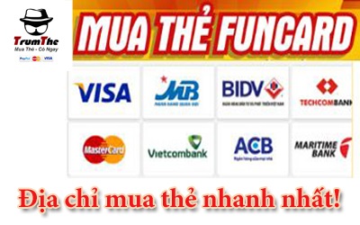 mua thẻ funcard qua Internet Banking