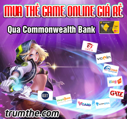 Hướng dẫn mua thẻ game qua Commonwealth Bank
