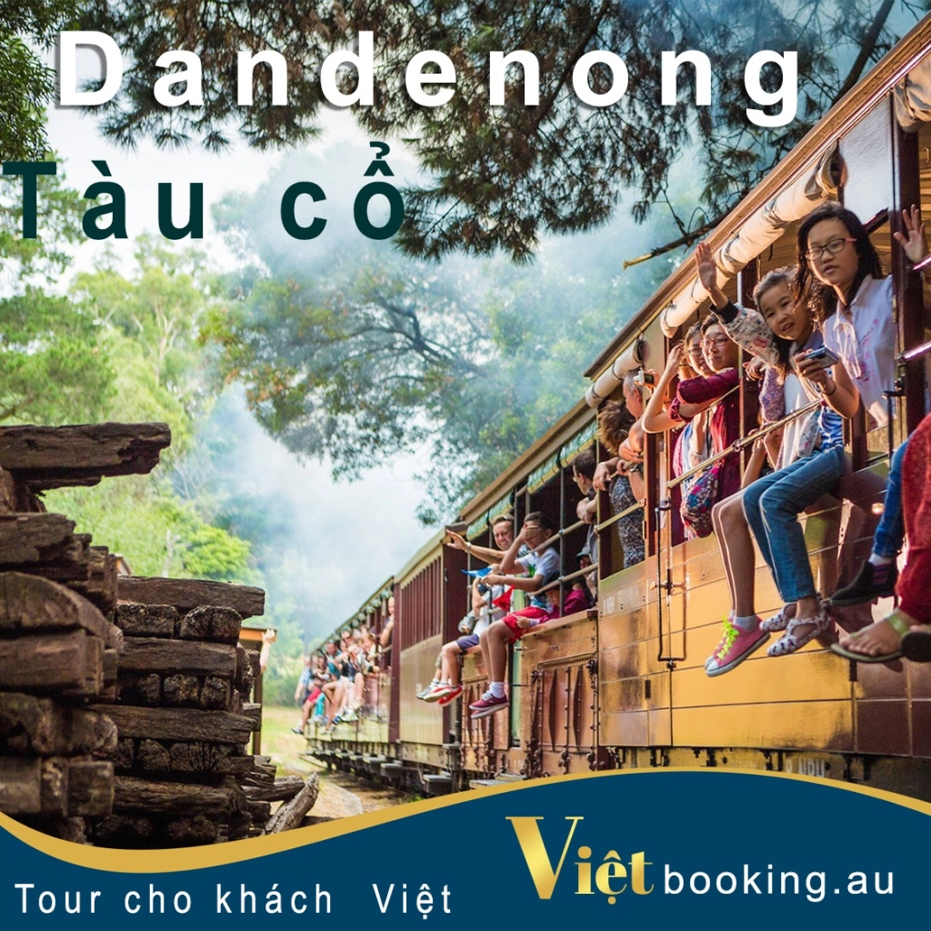 Tàu cổ hơi nước - mùa thu Dandenong & Yarra valley